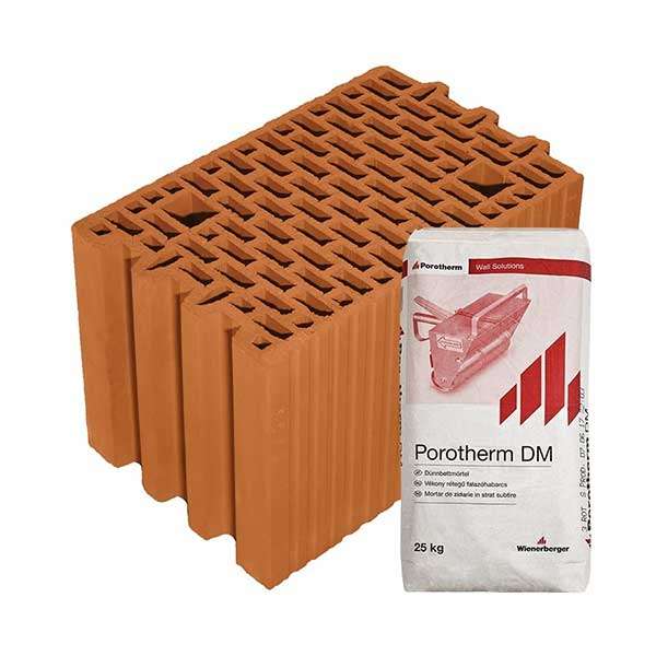 Porotherm Rapid + V.F.H. 25 N+ F tégla