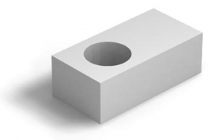 Ytong furatos elem - 500 x 200 x 375 mm - (Forte rész raklapon)